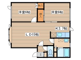 パ－ルハイム４３の物件間取画像